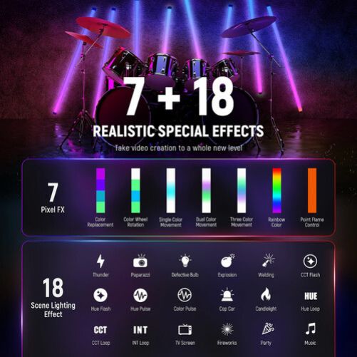 Neewer TL120C RGB LED Tube Light