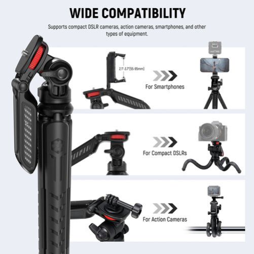 Neewer TP36 Mini Flexible Tripod with Ball Head & Remote