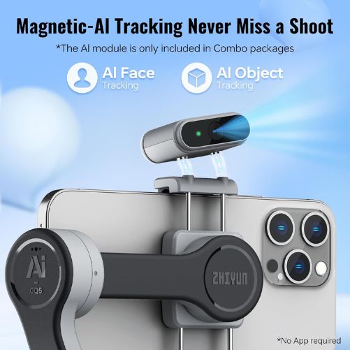 ZHIYUN CINEPEER CQ5 Combo 3-Axis Gimbal Stabilizer for Smartphone