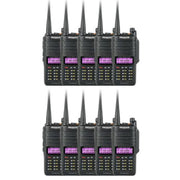 Promage Connect 8W Radio Handheld Dual Band Portable Walkie Talkies With Earpiece (PC-WT900 Plus) 1-20 Set - 10S