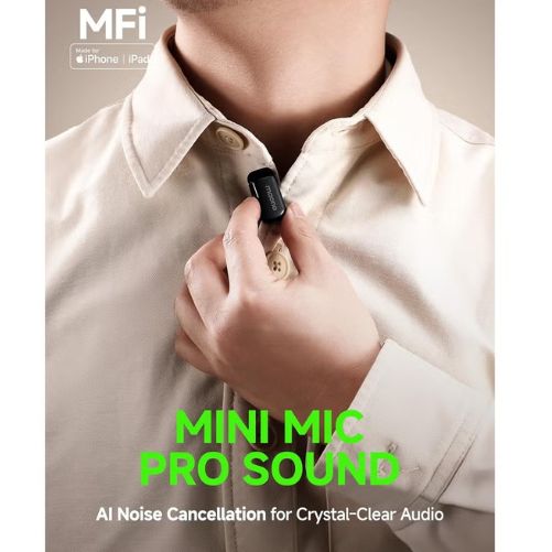 MAONO WM622-PBC2 Wave T1 Mini Wireless Lavalier Microphone