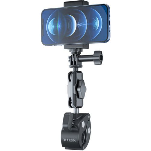 TELESIN GP-HBM-003 Plastic Universal Handlebar Mount for Action Cameras and Phones