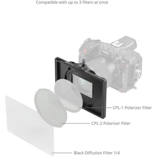 SmallRig Adjustable Clamp-On LITE Matte Box 4409