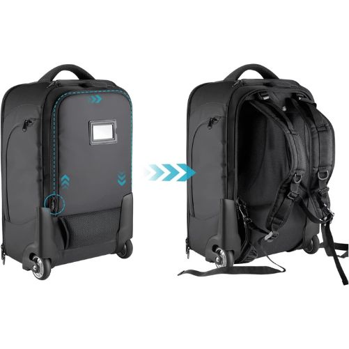 Neewer 2-in-1 Rolling Camera Backpack