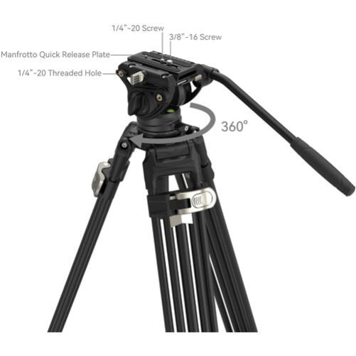SmallRig AD-80 FreeBlazer Heavy-Duty Aluminum Tripod System