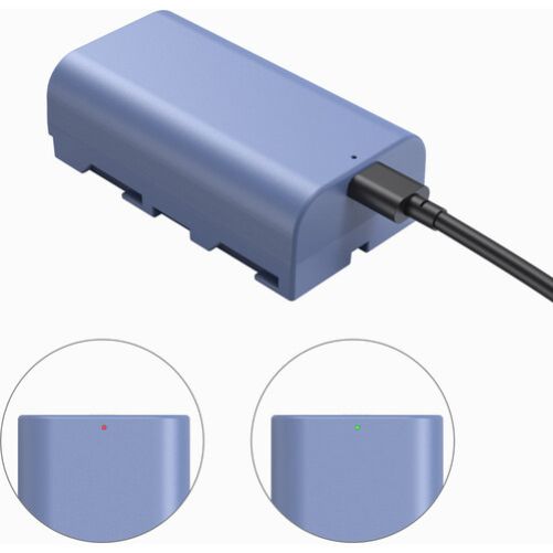 SmallRig L-Series/NP-F550 USB-C Rechargeable Camera Battery