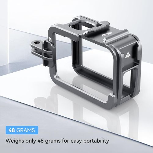TELESIN Upgraded Aluminum Metal Cage for GoPro HERO 13/12/11/10/9