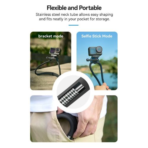 Telesin S2-HNB-09 Action Camera Neck Mount Se2.0 (Black)