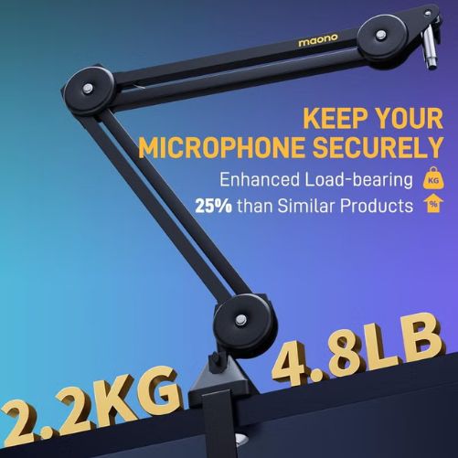 MAONO BA37 Microphone Suspension Boom Arm Stand