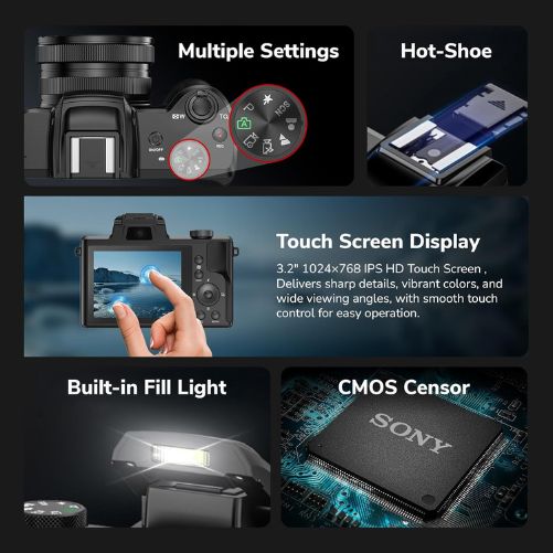 PROMAGE 64MP 5K Ultra HD+ Digital Camera (PC300)