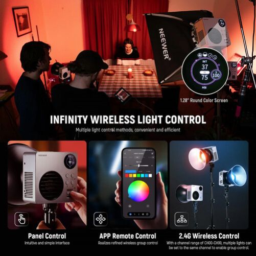 Neewer HB80C RGBWW Mini LED Monolight