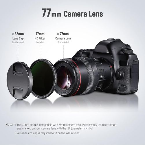NEEWER 77mm Variable ND/CPL Filter ND2–ND32