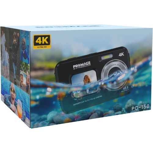 PROMAGE 4K Waterproof Digital Camera (PC150)