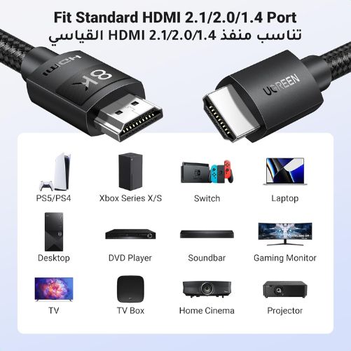 UGREEN 5M Ultra HD High-Speed HDMI Cable