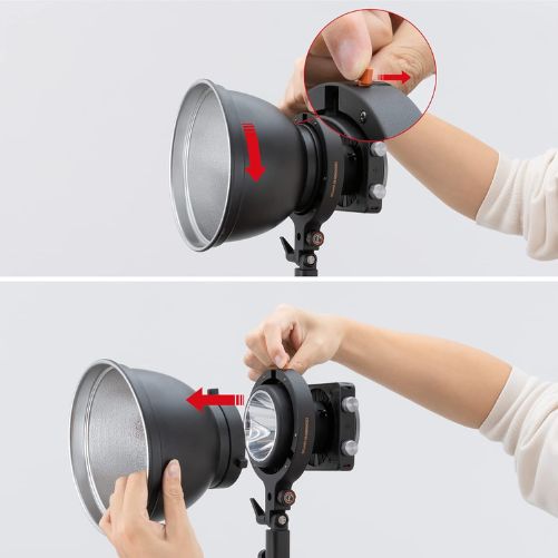 Zhiyun Adapter B for X100 Video Light from Bowens Mount to ZY Mount