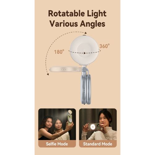 Telesin C03 Magnetic Selfie Ring Light S5-BGD-01