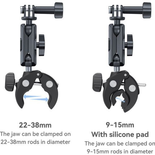 TELESIN GP-HBM-003 Plastic Universal Handlebar Mount for Action Cameras and Phones