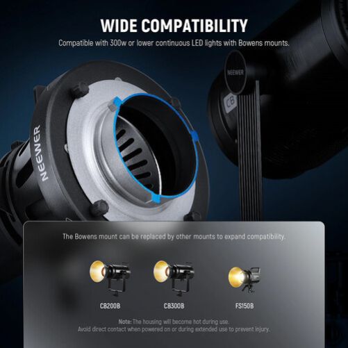 Neewer LS-38 Spotlight Bowens Mount
