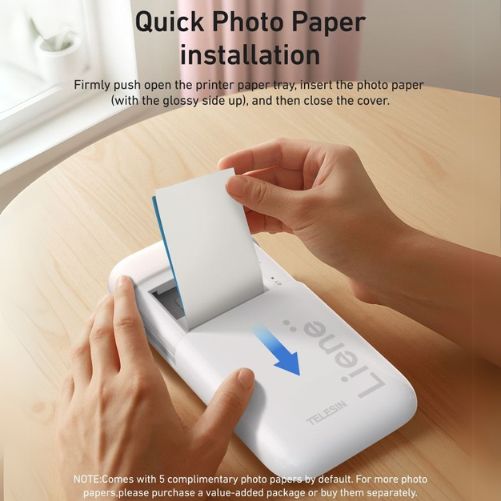 Telesin P7-PLP-02 Photo Paper (50 Pcs)