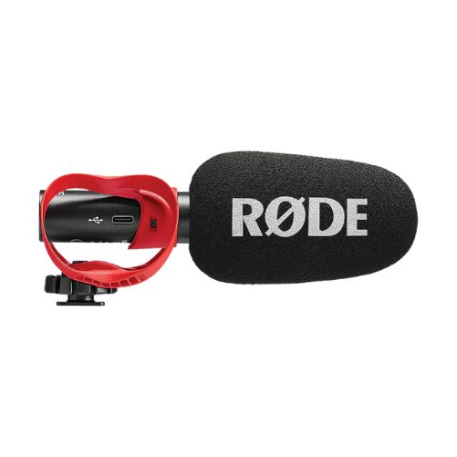 RODE Video Mic GO II Ultracompact Analog/USB Camera-Mount Shotgun Microphone