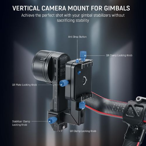 NEEWER Vertical and Horizontal Camera Mount Compatible with DJI (CA108)