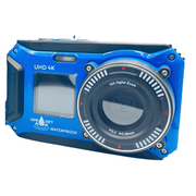 Promage 4K Ultra HD 10M Waterproof Camera: 56MP, Auto Focus, 16x Zoom and Dual Screen