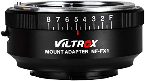 Viltrox NF-FX1 Lens Mount Adapter for Nikon F-Mount, D or G-Type Lens