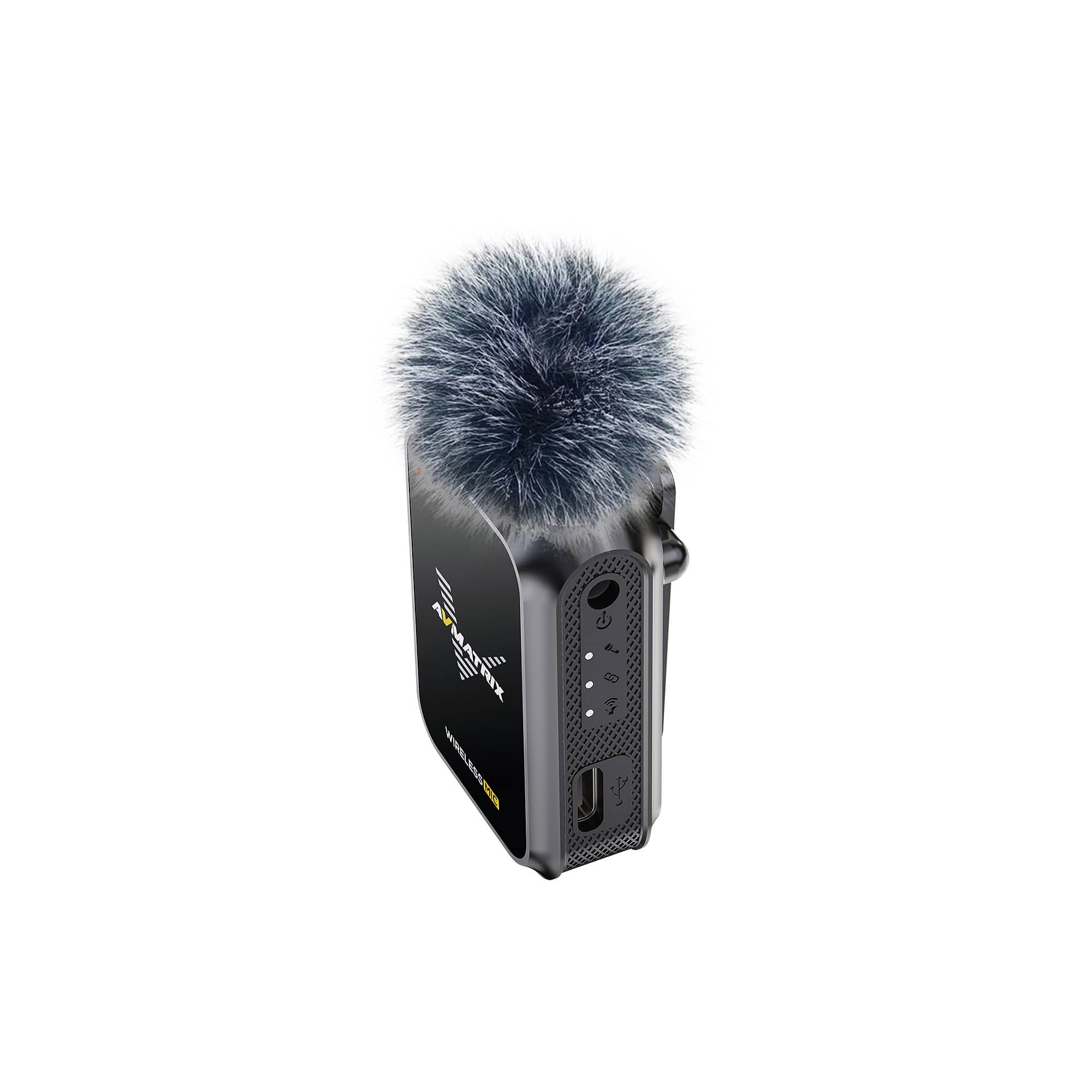 AVMATRIX WM12 Mini Wireless Microphone System (2.4 GHz)