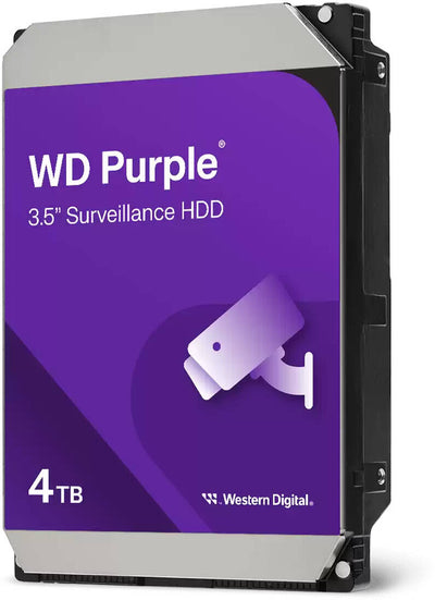 Western Digital 4TB Purple SATA Surveillance Hard Drive (WD44PURZ)