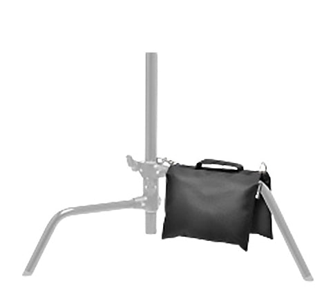 Promage Professional Photography C-Stand With Boom Arm Folding Legs Silver + Promage Magic &amp; Super Clamp Kit+ Promage Sand Bag