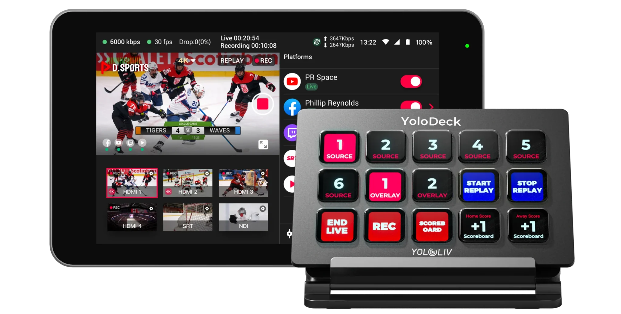 Yololiv YoloDeck Streaming Controller for YoloBox