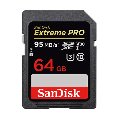 SanDisk 64GB Extreme PRO SDXC UHS-I Memory Card