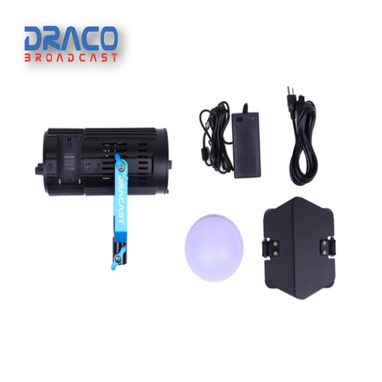 Dracast Boltray Plus 400 Daylight 3 Light Kit with Dual NP-F Battery Plates and Injection Molded Travel Case