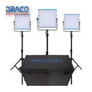 Dracast LED500 Silq Daylight LED 3 Light Kit