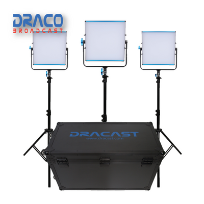 Dracast LED500 Silq Daylight LED 3 Light Kit