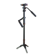E-Image MA-120 Handheld Multi Function Aluminum Stabilizer Steadycam With Head for DSLR Cameras