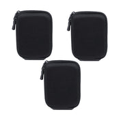 Solibag Carry Case -5001 Hardcase Pure Black L (With Shoulder Strap And Belt Loop) Suitable For Example Cybershot Dsc Hx60 Hx90 - Coolpix S9900 W100 W150 - Lumix Dmc Tz70 Tz80 - Powershot Sx710 Sx720 Pack Of 3Pcs