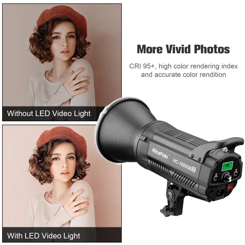 NICEFOTO HC-1000SB II LED STUDIO LIGHT KIT