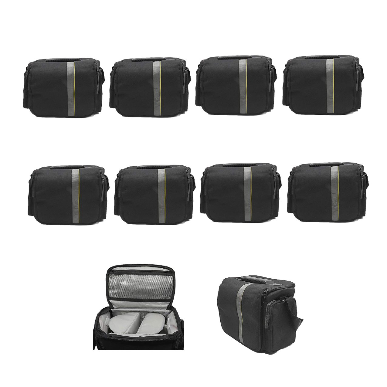 Waterproof Anti-Shock Dslr Camera Bag For Canon, Nikon, Samsung, And Sony Camera Bag -9004 Pack Of 10Pcs