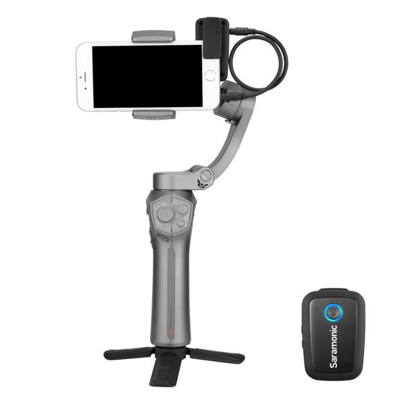 Saramonic Blink 500 B1 Ultracompact Wireless Clip-On Mic System With Lavalier &amp; Dual-Channel Receiver