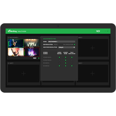 BirdDog NDI Multiview Lite Streaming Software