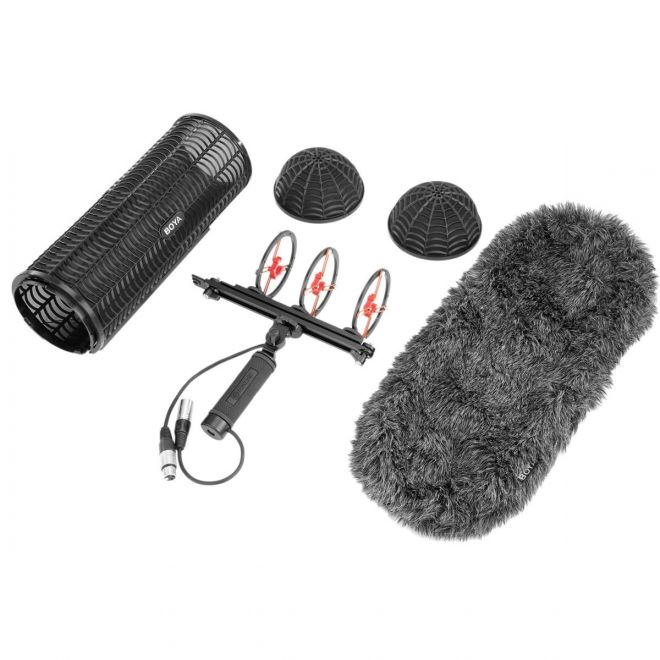 BOYA BY-WS1000 PROFESSIONAL WINDSHIELD AND SUSPENSION SYSTEM FOR SHOTGUN MICROPHONES