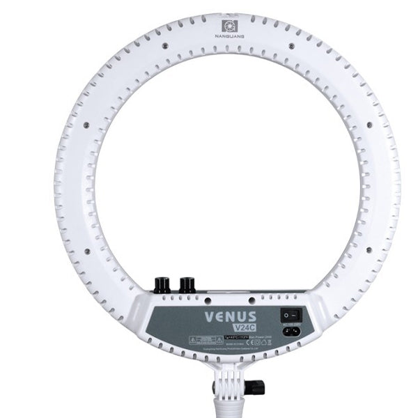 NanGuang Venus V24C 14"" Dimmable Adjustable Bicolor LED Ring Light