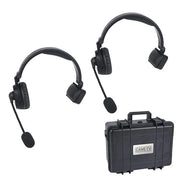 CAME-TV WAERO Duplex Digital Wireless Intercom Headset Communication System with Hardcase 2 Pack