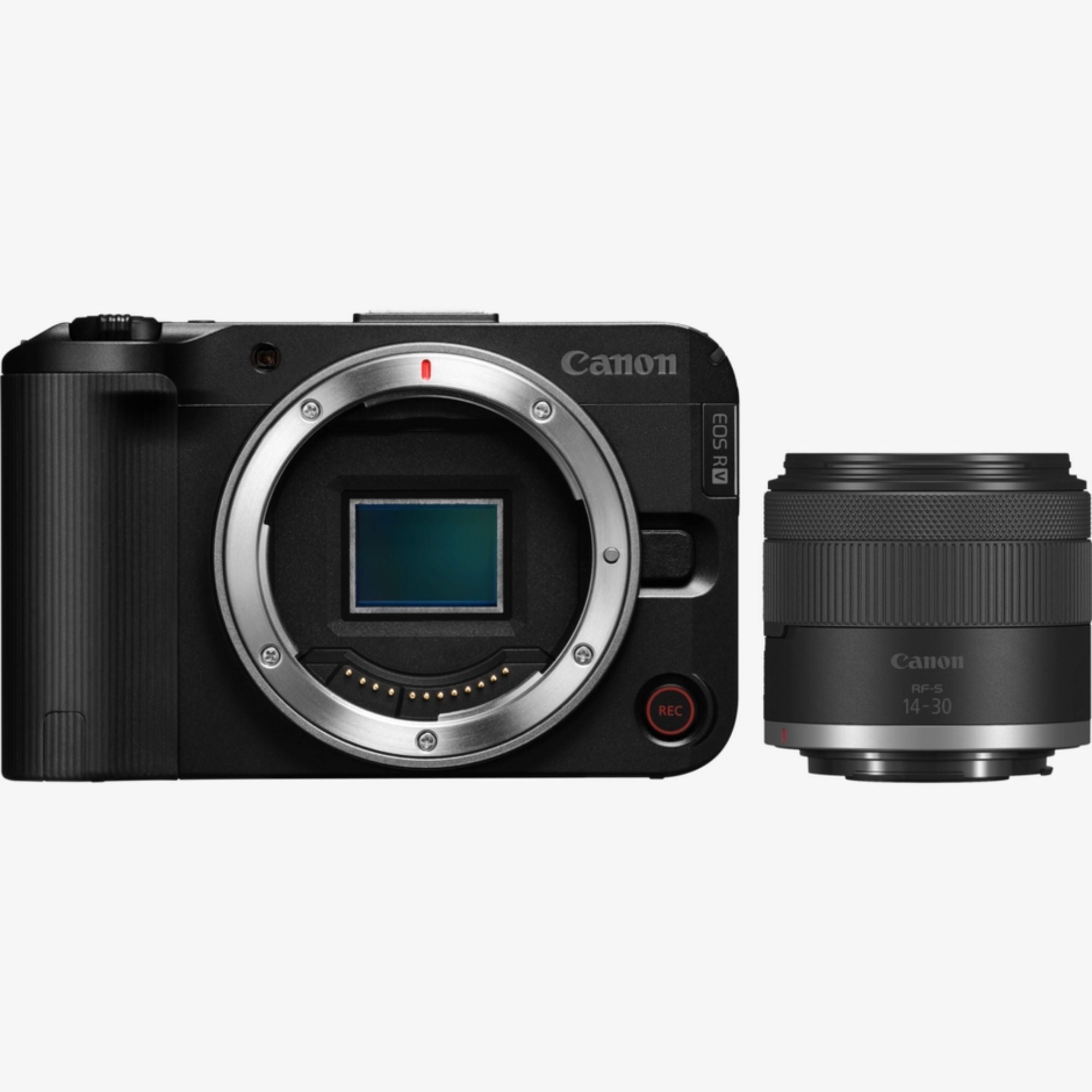 Canon Eos R50 V 4k Video Mirrorless Camera With Rf-S14-30mm F4-6.3 Is Stm Pz Lens - Black