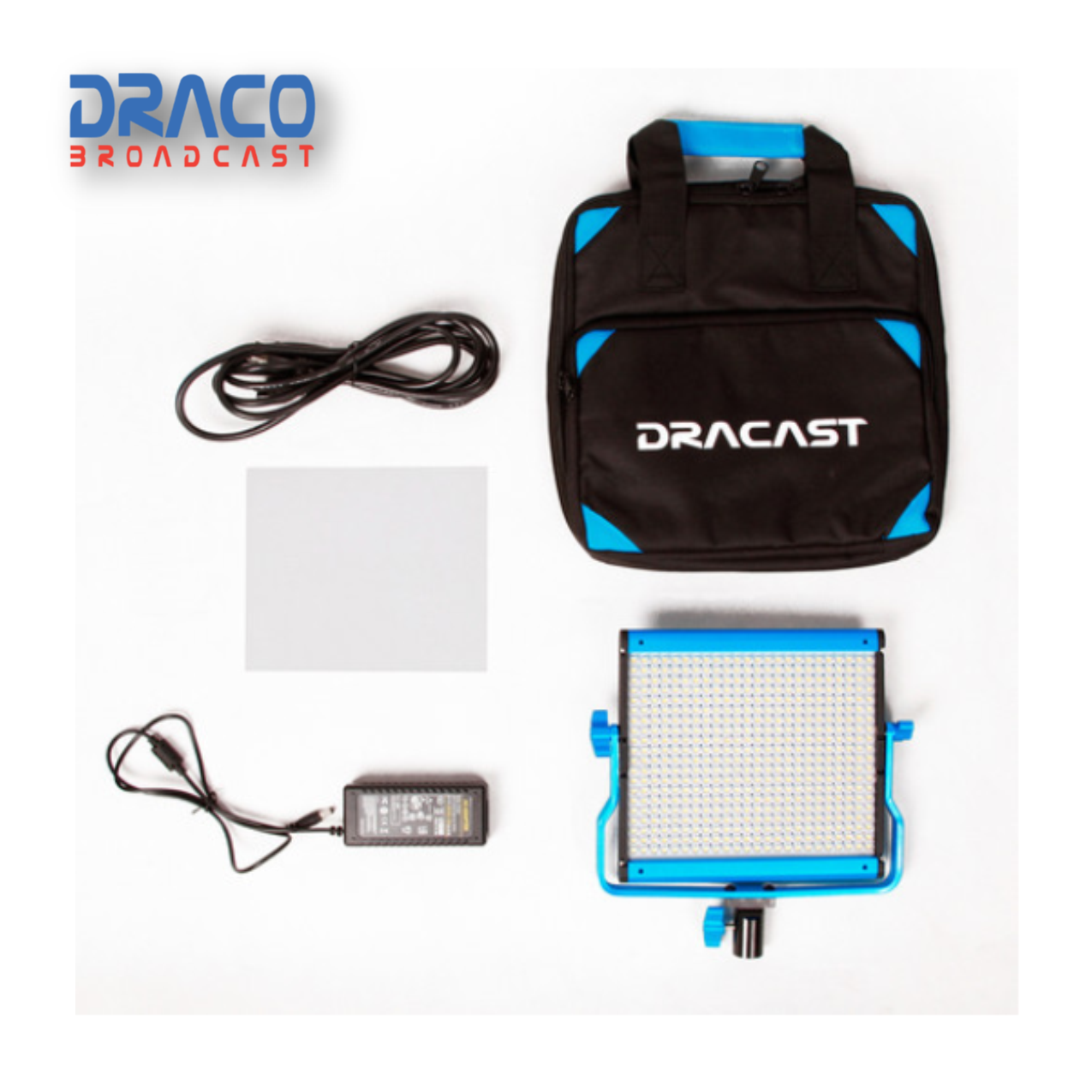Dracast LED500 S-Series Daylight 3 Light Kit with V-Mount Battery Plates and Soft Case