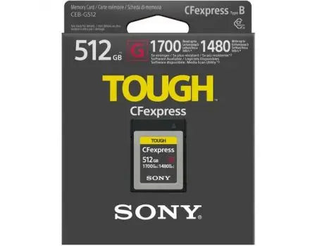 Sony 512GB CFexpress Type B TOUGH Memory Card