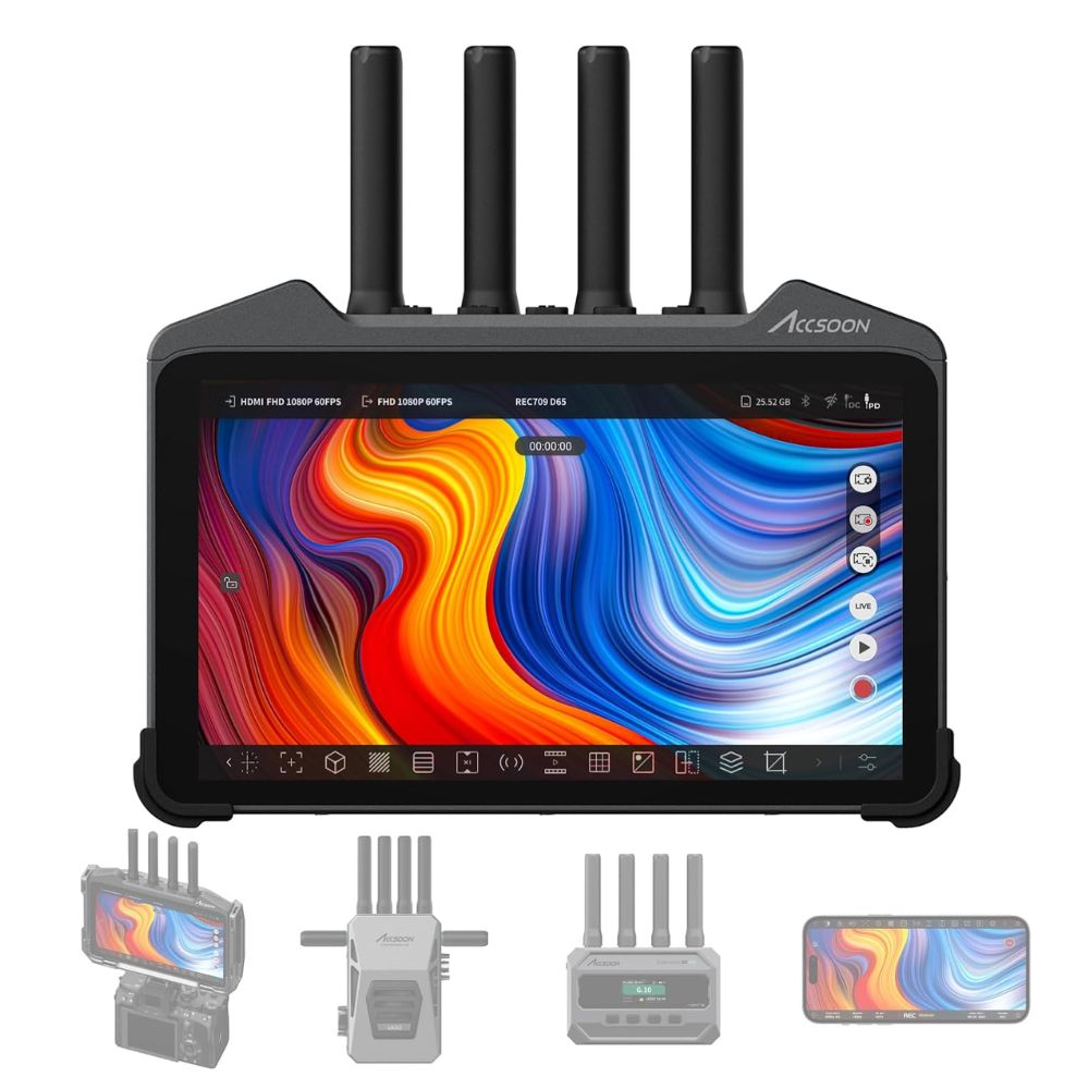 Accsoon CineView M7 Pro 7" Recording Monitor with Wireless Transmitter/Receiver