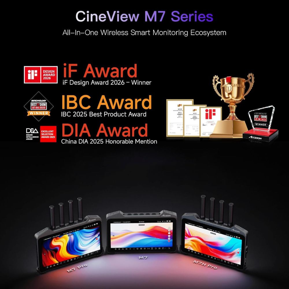 Accsoon CineView M7 Pro 7" Recording Monitor with Wireless Transmitter/Receiver