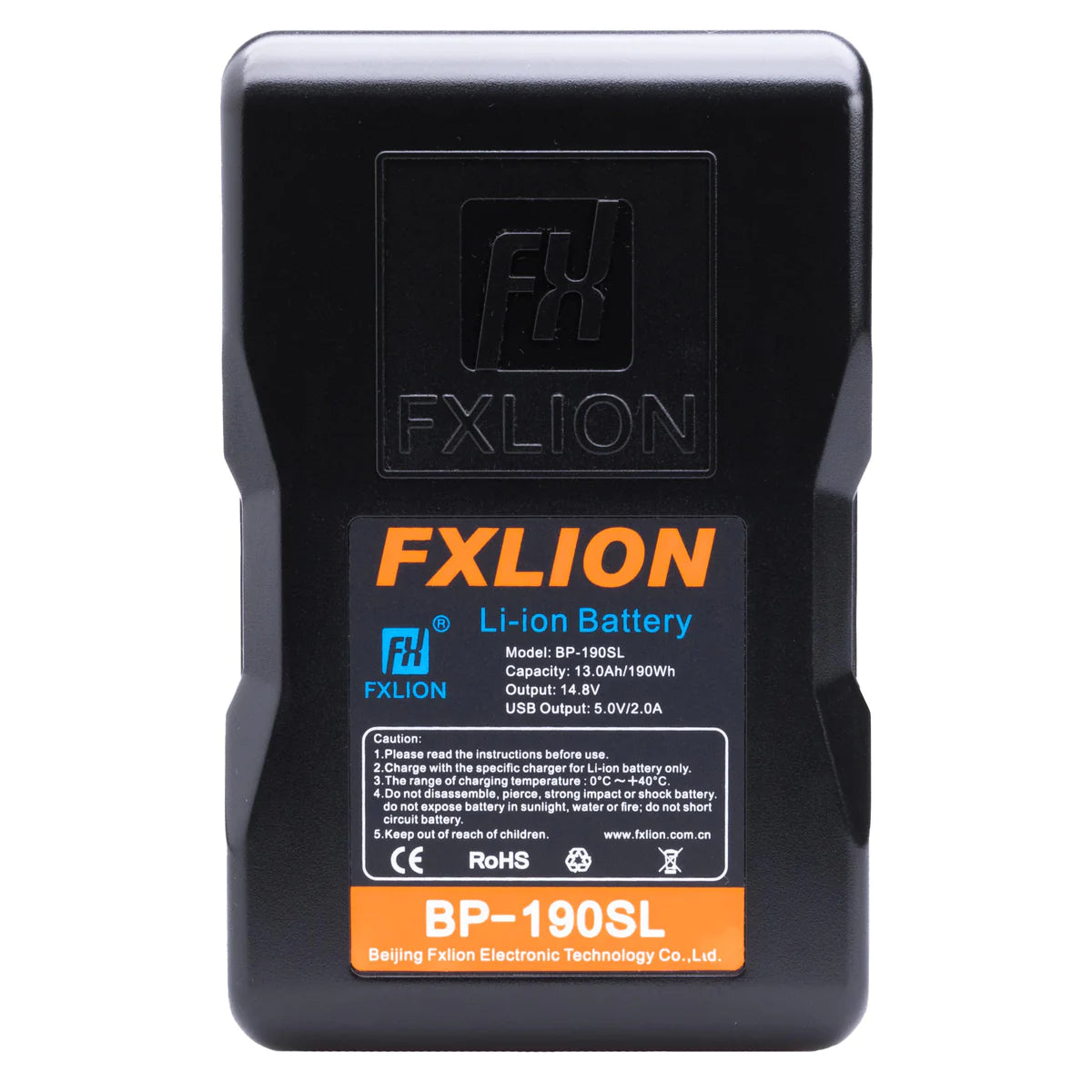 Fxlion BP-190SL Cool Blue Battery - 14.8V / 190Wh V-Mount Battery